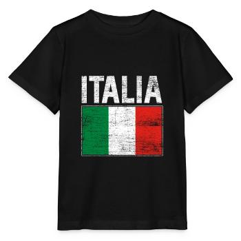 Italy - Stanley/Stella MINI CREATOR Kids’ T-Shirt - black - Front - Mikhail (115cm)