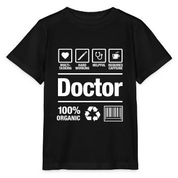 Médecin Médecin Médecin Don Chirurgien Médecin - T-shirt bio MINI CREATOR Stanley/Stella Enfant - noir - Devant - Mikhail (115cm)