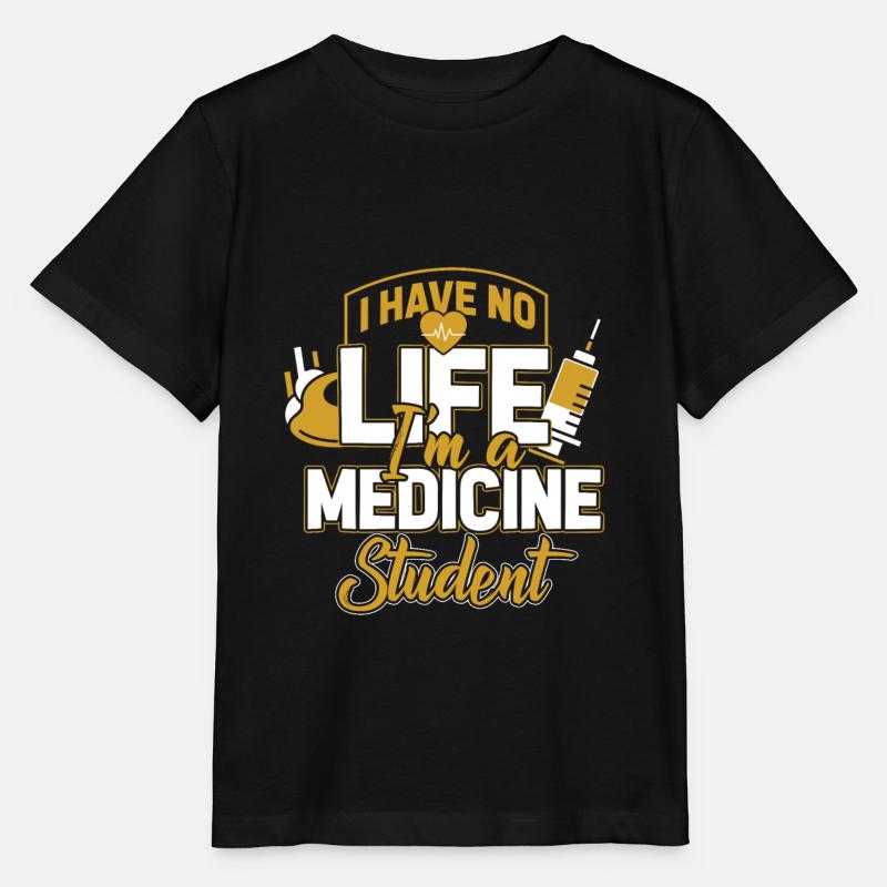 Medizin Student Arzt Doktor Geschenk - Stanley/Stella Kinder T-Shirt MINI CREATOR  - Schwarz