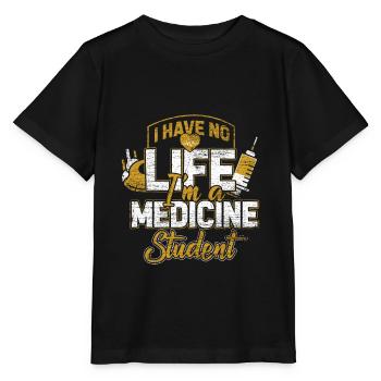 Medizin Studium Mediziner Arzt Doktor Geschenk - Stanley/Stella Kinder T-Shirt MINI CREATOR  - Schwarz - Vorne - Mikhail (115cm)
