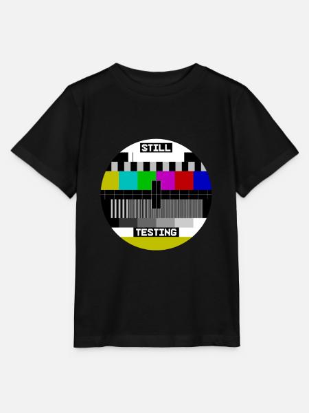 Still Testing Testbild test screen - Stanley/Stella Kinder T-Shirt MINI CREATOR  - Schwarz