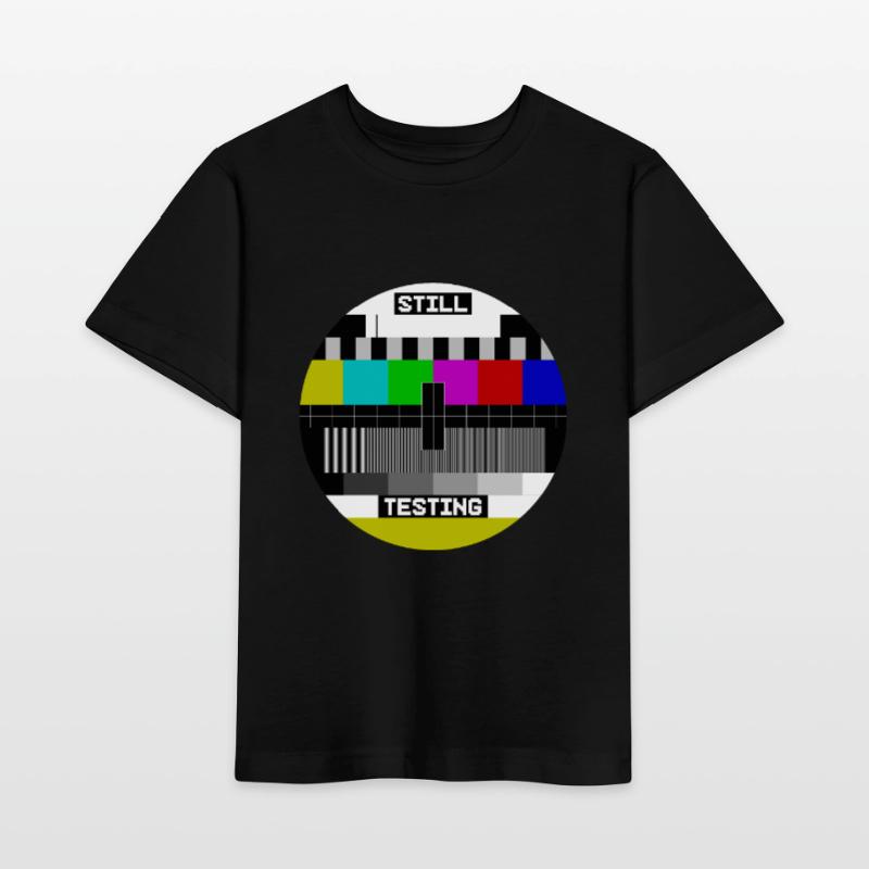 Écran de test d’image de test Still Testing T-shirt bio MINI CREATOR Stanley/Stella Enfant