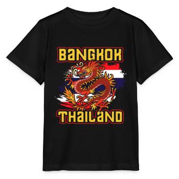Thaïlande - T-shirt bio MINI CREATOR Stanley/Stella Enfant - noir - Devant - Mikhail (115cm)