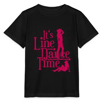 Line dance - Stanley/Stella MINI CREATOR Kids’ T-Shirt - black - Front - Mikhail (115cm)