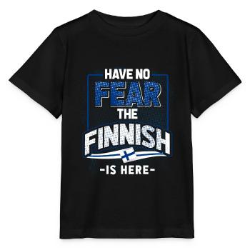 Finland - Stanley/Stella MINI CREATOR Kids’ T-Shirt - black - Front - Mikhail (115cm)