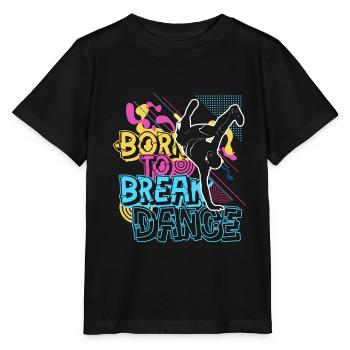 Hip Hop Breakdance Street Dance Dancer Music - Stanley/Stella MINI CREATOR Kids’ T-Shirt - black - Front - Mikhail (115cm)
