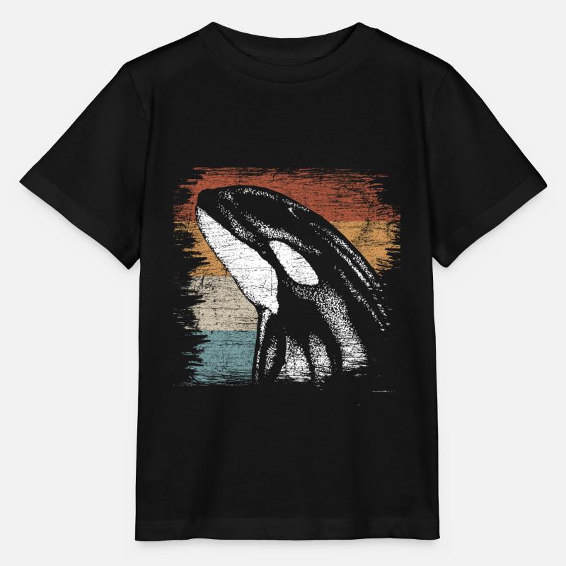 Orca - T-shirt bio MINI CREATOR Stanley/Stella Enfant - noir