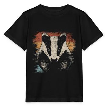 Badger - Stanley/Stella MINI CREATOR Kids’ T-Shirt - black - Front - Mikhail (115cm)