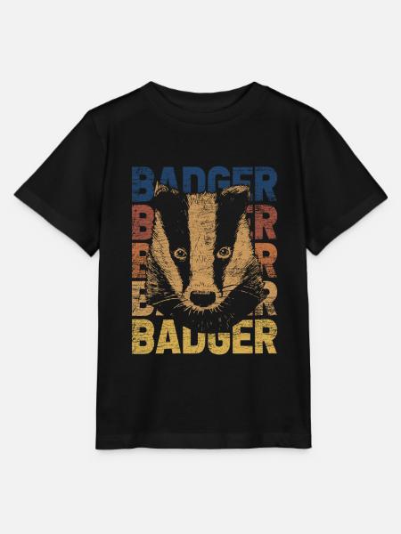tejón - T-shirt MINI CREATOR barn från Stanley/Stella - svart