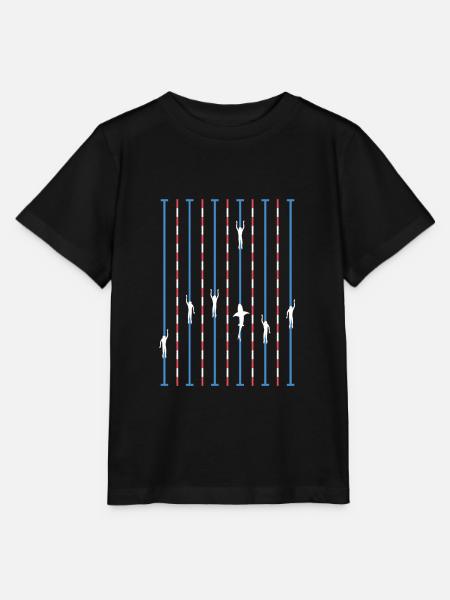 Swimming swimming hall competition - Stanley/Stella MINI CREATOR Kids’ T-Shirt - black