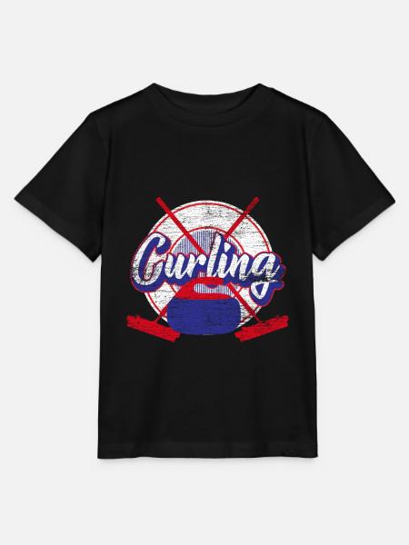 Curling - Stanley/Stella Kinder T-Shirt MINI CREATOR - Schwarz