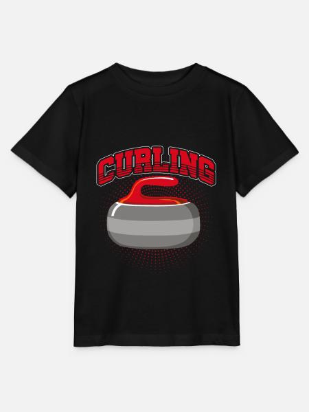 Curling - Stanley/Stella Kinder T-Shirt MINI CREATOR - Schwarz