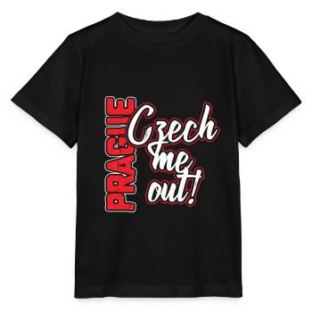 Prag - Stanley/Stella Kinder T-Shirt MINI CREATOR  - Schwarz - Vorne - Mikhail (115cm)