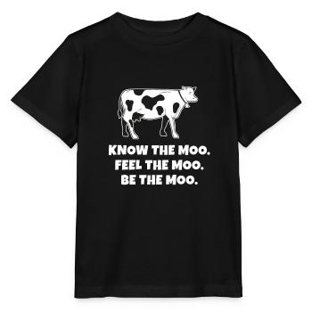Ferme des vaches - T-shirt bio MINI CREATOR Stanley/Stella Enfant - noir - Devant - Mikhail (115cm)