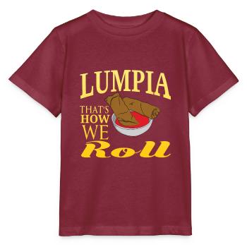 Philippinen - Stanley/Stella Kinder T-Shirt MINI CREATOR  - Burgunderrot - Vorne - Kain (125cm)