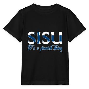 Finland - Stanley/Stella MINI CREATOR Kids’ T-Shirt - black - Front - Mikhail (115cm)