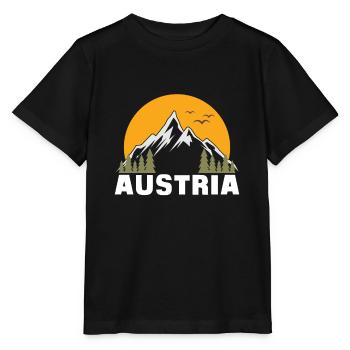 Autriche - T-shirt bio MINI CREATOR Stanley/Stella Enfant - noir - Devant - Mikhail (115cm)