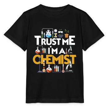Chemiker - Stanley/Stella Kinder T-Shirt MINI CREATOR  - Schwarz - Vorne - Mikhail (115cm)