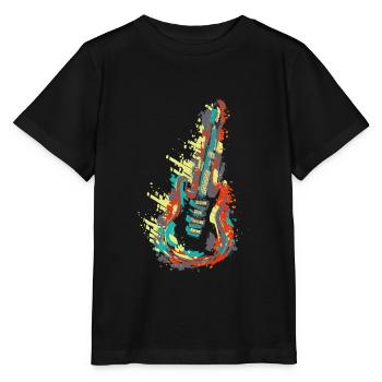 Guitar Rock'n'Roll - Stanley/Stella MINI CREATOR Kids’ T-Shirt - black - Front - Mikhail (115cm)