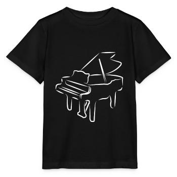 Klavier Instrument Oper - Stanley/Stella Kinder T-Shirt MINI CREATOR  - Schwarz - Vorne - Mikhail (115cm)