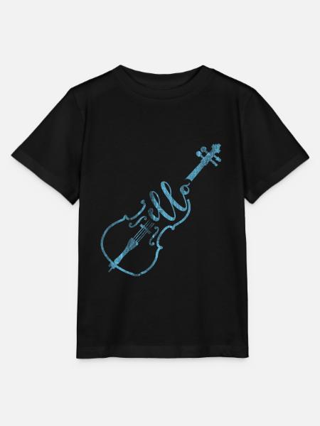 Cello Komponist - Stanley/Stella Kinder T-Shirt MINI CREATOR - Schwarz