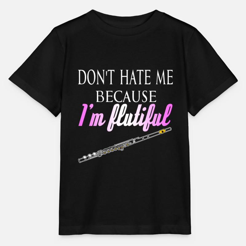 Joueur de flûte - T-shirt bio MINI CREATOR Stanley/Stella Enfant - noir