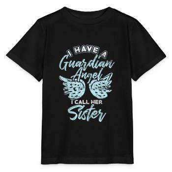 Sister protector - Stanley/Stella MINI CREATOR Kids’ T-Shirt - black - Front - Mikhail (115cm)