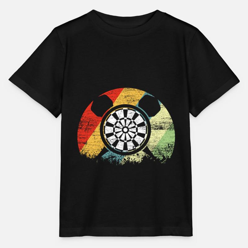 jeu de fléchettes - T-shirt bio MINI CREATOR Stanley/Stella Enfant - noir