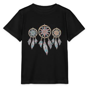 Attrape-rêves - T-shirt bio MINI CREATOR Stanley/Stella Enfant - noir - Devant - Mikhail (115cm)