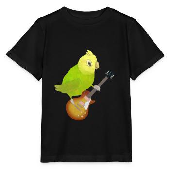 Guitare E-guitare cadeau pour enfants - T-shirt bio MINI CREATOR Stanley/Stella Enfant - noir - Devant - Mikhail (115cm)