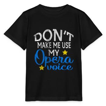 Voix de l’opéra - T-shirt bio MINI CREATOR Stanley/Stella Enfant - noir - Devant - Mikhail (115cm)