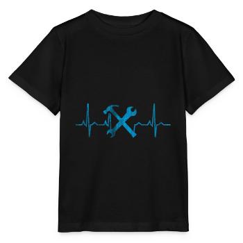 Craft heartbeat - Stanley/Stella MINI CREATOR Kids’ T-Shirt - black - Front - Mikhail (115cm)