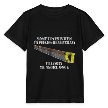 Carpenter risk - Stanley/Stella MINI CREATOR Kids’ T-Shirt - black - Front - Mikhail (115cm)