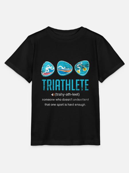 Triathlet Sportler - Stanley/Stella Kinder T-Shirt MINI CREATOR - Schwarz