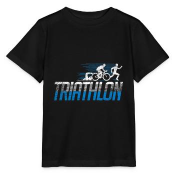 Triathlon - Stanley/Stella MINI CREATOR Kids’ T-Shirt - black - Front - Mikhail (115cm)
