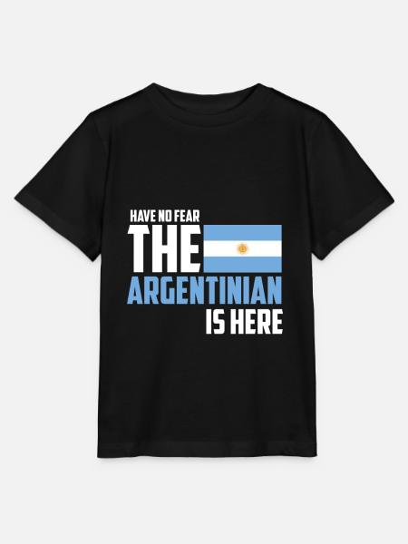 Argentinien - Stanley/Stella Kinder T-Shirt MINI CREATOR - Schwarz