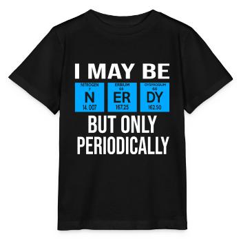 Biologie Tableau périodique - T-shirt bio MINI CREATOR Stanley/Stella Enfant - noir - Devant - Mikhail (115cm)