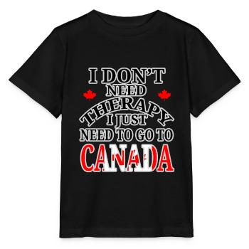 Kanada Auszeit - Stanley/Stella Kinder T-Shirt MINI CREATOR  - Schwarz - Vorne - Mikhail (115cm)