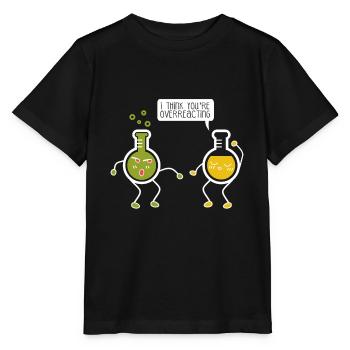 Chimie des acides - T-shirt bio MINI CREATOR Stanley/Stella Enfant - noir - Devant - Mikhail (115cm)