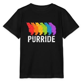 LGBT - Stanley/Stella Kinder T-Shirt MINI CREATOR  - Schwarz - Vorne - Mikhail (115cm)