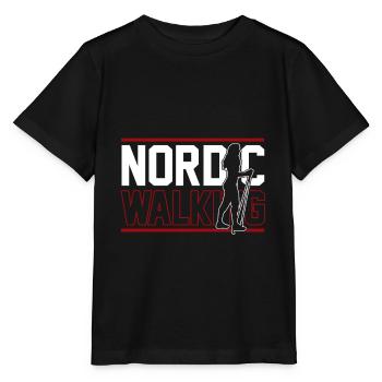 Nordic Walking Fitness - Stanley/Stella Kinder T-Shirt MINI CREATOR  - Schwarz - Vorne - Mikhail (115cm)