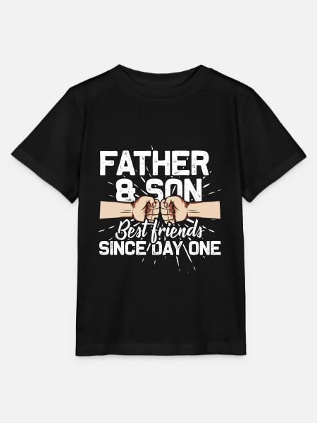 Vater und Sohn - Stanley/Stella Kinder T-Shirt MINI CREATOR - Schwarz