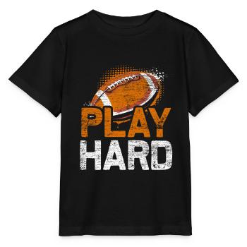 American football sport - Stanley/Stella MINI CREATOR Kids’ T-Shirt - black - Front - Mikhail (115cm)