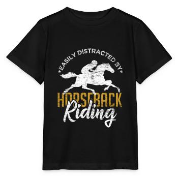 équitation - T-shirt bio MINI CREATOR Stanley/Stella Enfant - noir - Devant - Mikhail (115cm)