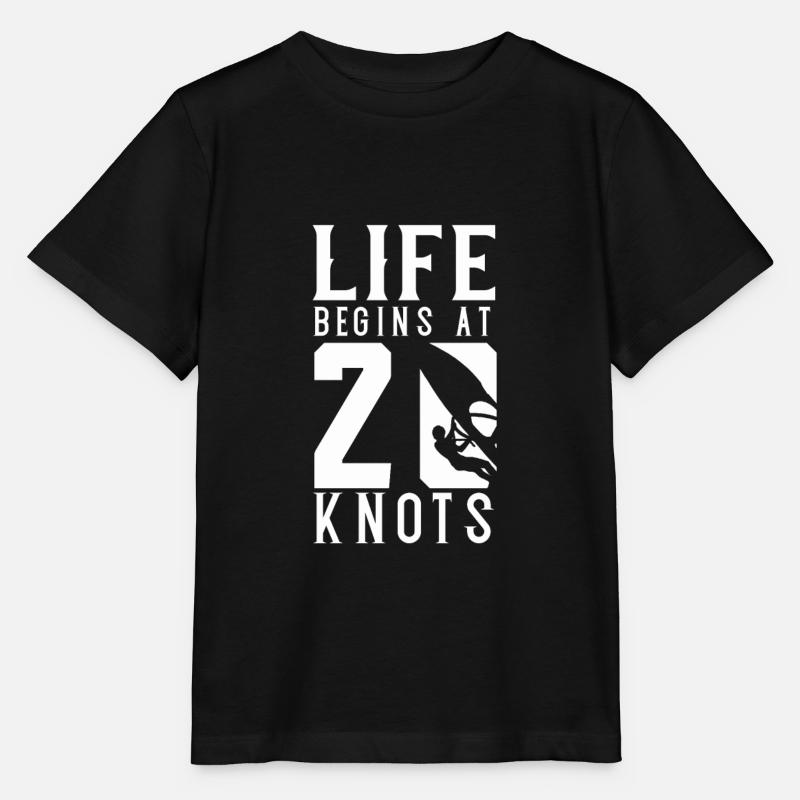 Windsurffer Cadeaux Windsurfer Surfeur surfeur - T-shirt bio MINI CREATOR Stanley/Stella Enfant - noir