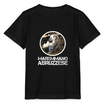 Pastore Maremmano Abruzzese Herd Protection HerdIng Dog - Stanley/Stella MINI CREATOR Kids’ T-Shirt - black - Front - Mikhail (115cm)
