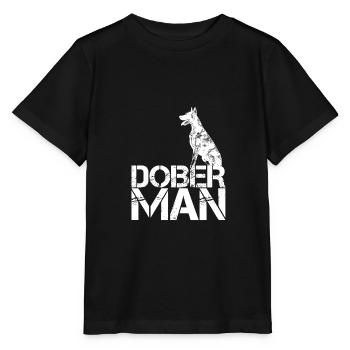 Doberman Pinscher Doberman Gifts - Stanley/Stella MINI CREATOR Kids’ T-Shirt - black - Front - Mikhail (115cm)