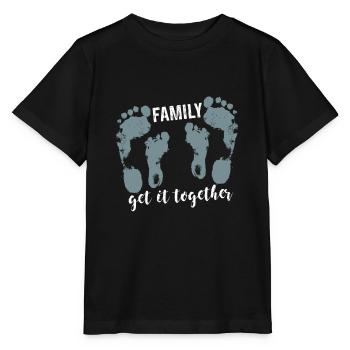 Familie - Stanley/Stella Kinder T-Shirt MINI CREATOR  - Schwarz - Vorne - Mikhail (115cm)