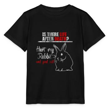 Kaninchen Besitzer - Stanley/Stella Kinder T-Shirt MINI CREATOR  - Schwarz - Vorne - Mikhail (115cm)