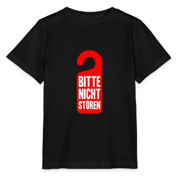 Do Not Disturb - Stanley/Stella MINI CREATOR Kids’ T-Shirt - black - Front - Mikhail (115cm)